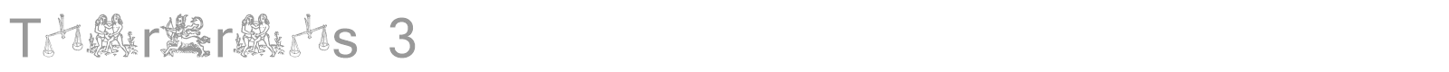 Tierkreis 3 font preview