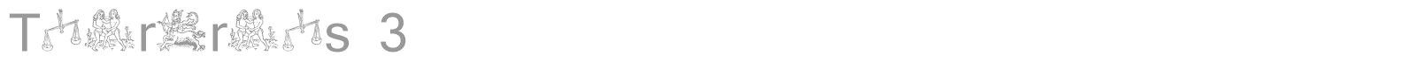 Tierkreis 3 font preview
