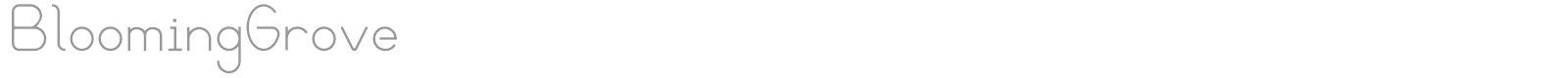 BloomingGrove font preview