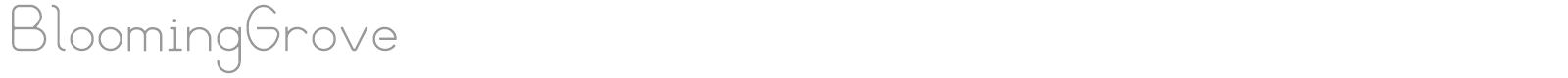 BloomingGrove font preview