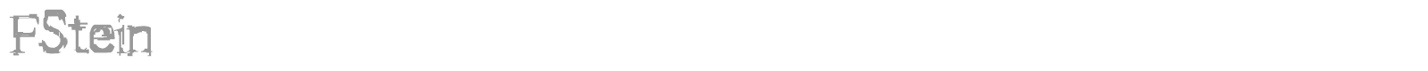 F-Stein font preview