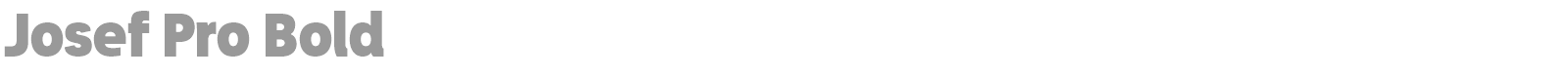 Josef Pro Bold font preview
