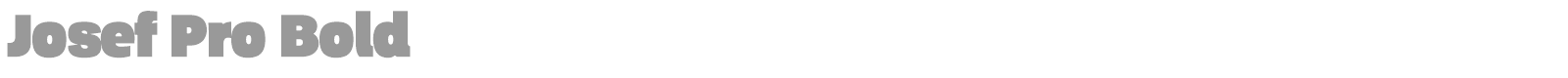 Josef Pro Bold font preview