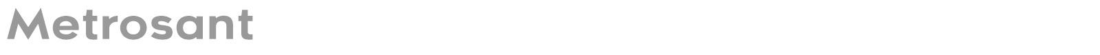 Metrosant font preview