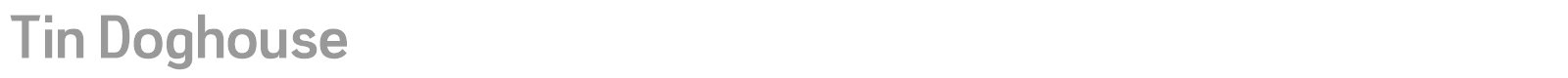 Tin Doghouse font preview