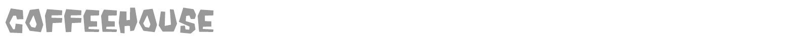 Coffeehouse font preview