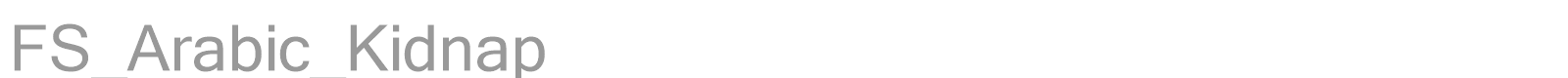 FS_Arabic_Kidnap font preview