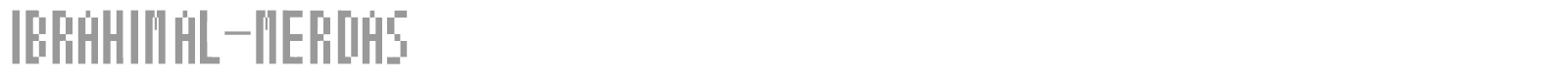 IBRAHIM AL-MERDAS font preview