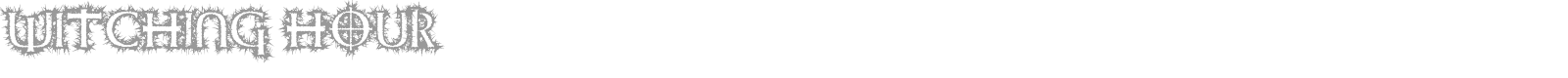 Font Witching Hour