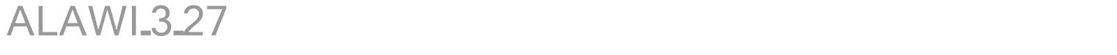 ALAWI-3-26 font preview
