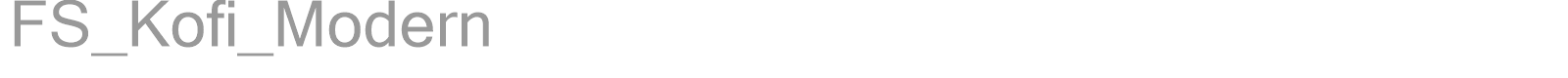 FS_Kofi_Modern font preview