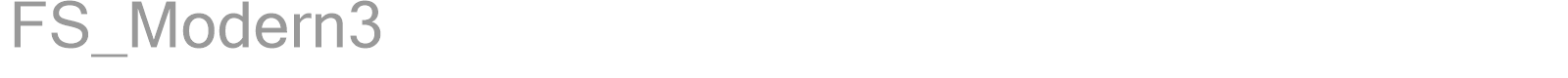 FS_Modern3 font preview