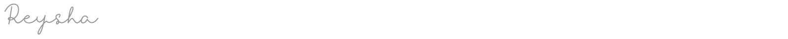 Reysha font preview