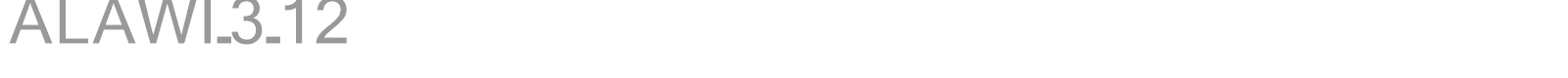 ALAWI-3-12 font preview