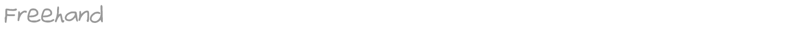 FreeHand font preview