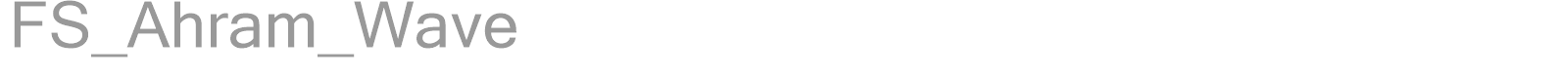 FS_Ahram_Wave font preview
