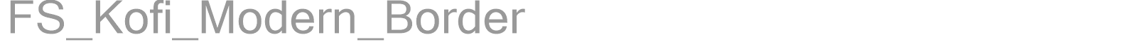 FS_Kofi_Modern_Border font preview