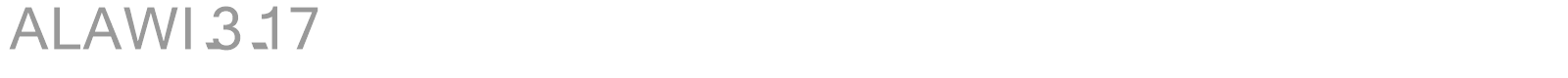 ALAWI-3-17 font preview