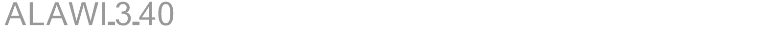 ALAWI-3-40 font preview