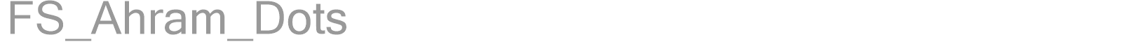 FS_Ahram_Dots font preview