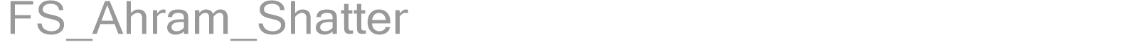 FS_Ahram_Shatter font preview