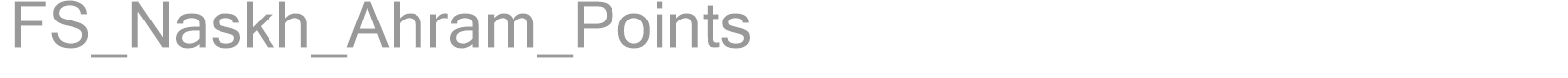 FS_Naskh_Ahram_Points font preview