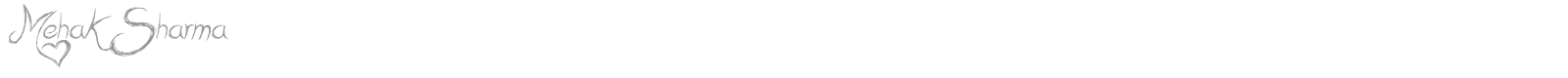 Mehak Sharma font preview