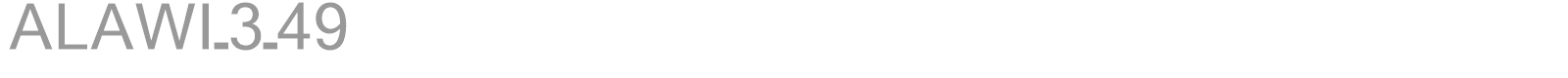 ALAWI-3-49 font preview