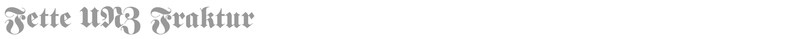 Fette Fraktur font preview