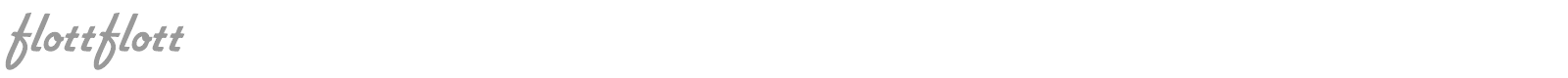 Flottflott font preview