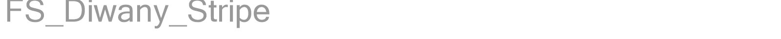 FS_Diwany_Stripe font preview