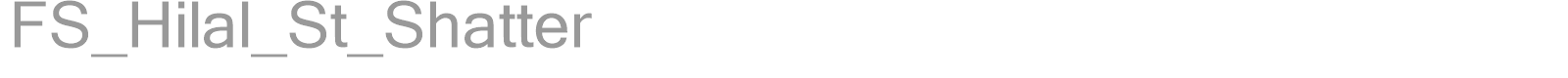 FS_Hilal_St_Shatter font preview