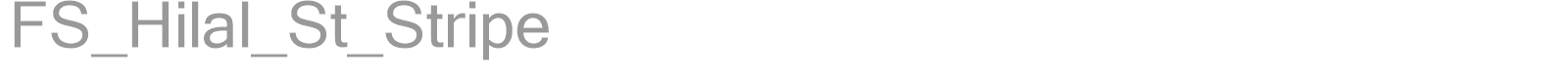 FS_Hilal_St_Stripe font preview