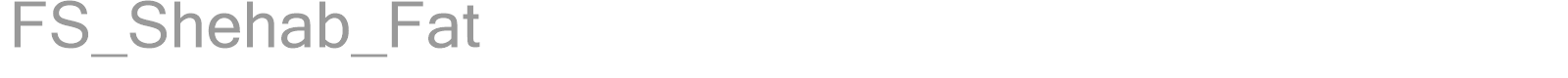 FS_Shehab_Fat font preview