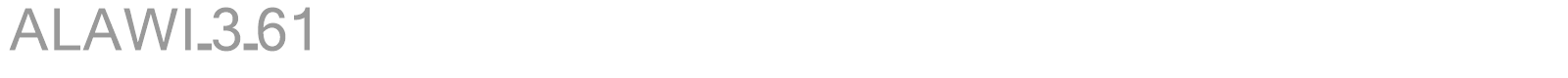 ALAWI-3-61 font preview