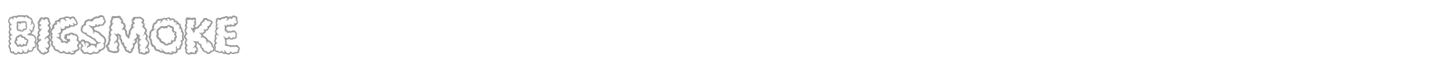 Big Smoke font preview