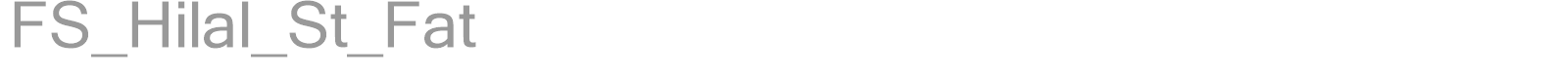 FS_Hilal_St_Fat font preview