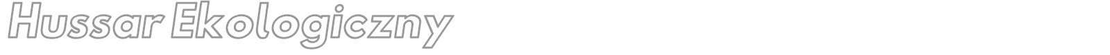 Hussar Ekologiczny font preview