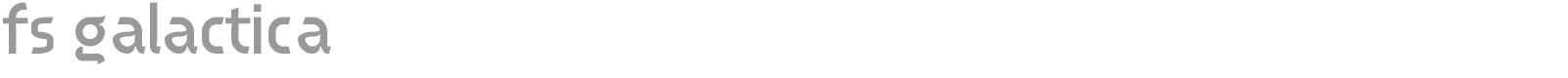 fs galactica font preview