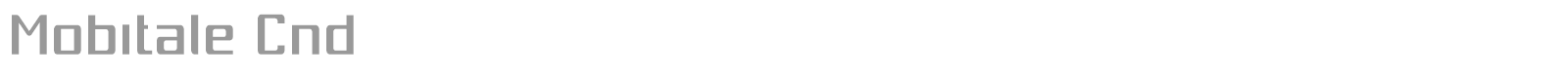 Mobitale font preview