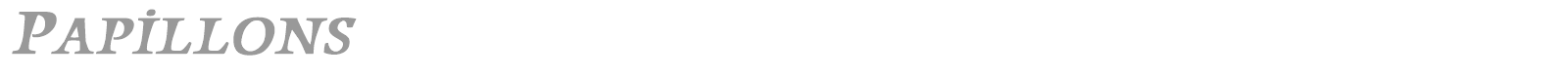 Papillons font preview