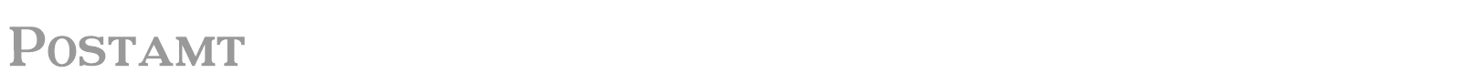 Postamt font preview