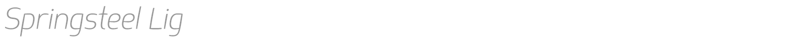 Springsteel font preview