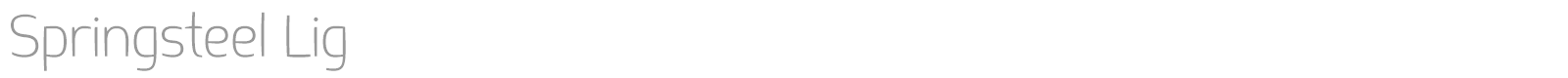 Springsteel font preview