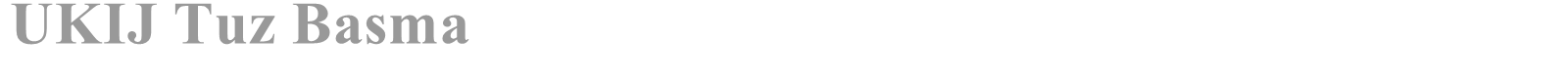 UKIJ Tuz Basma font preview