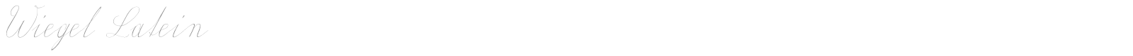 Wiegel Latein font preview