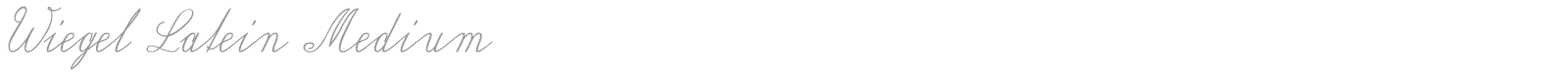 Wiegel Latein font preview