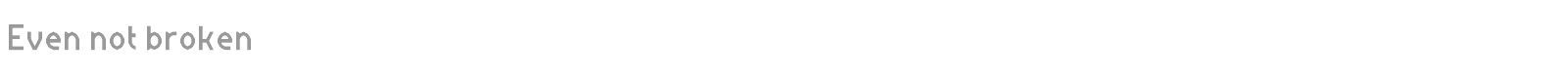 Even not broken font preview