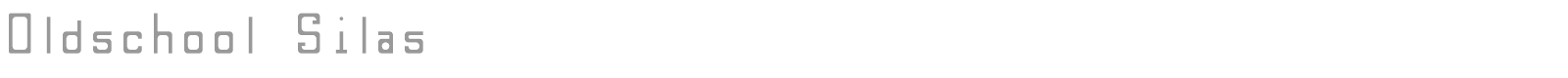 Oldschool Silas font preview