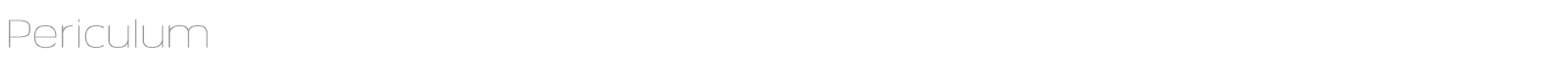 Periculum font preview